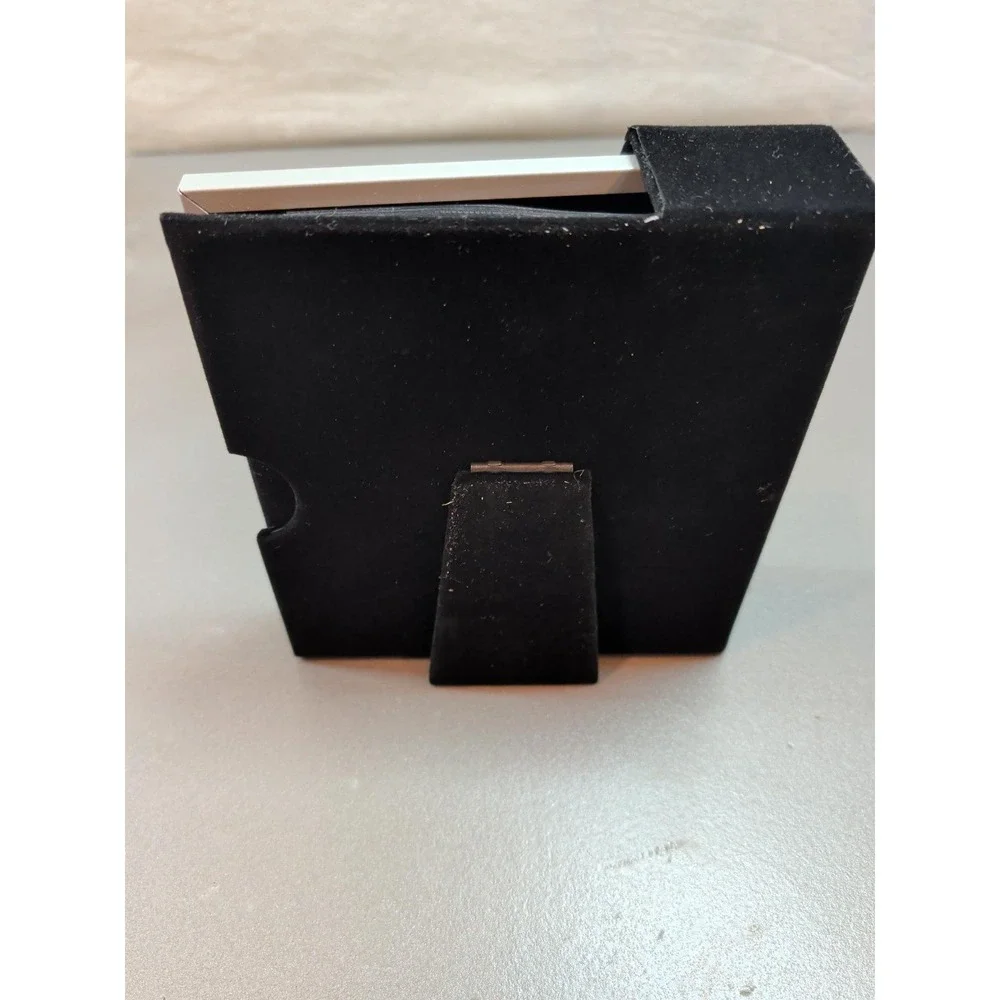 21st Century Graduation Photo Album Silver Black 4x6 Keepsake Easel Stand